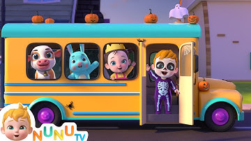 Wheels on the bus + More Nursery Rhymes & Kids Songs | NuNu Tv