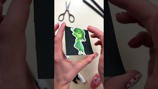 Cool Paper Craft Trick with Inside Out 2 by Pixar 💫#papercraft #trick #insideout2 #insideout #craft