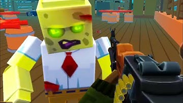 Pixel Combat: Zombie Strike - RPD Machine Gun Weapon Full Unlocked - Android Gameplay Part 18