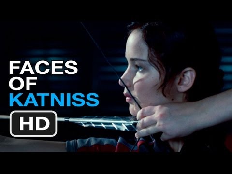 Faces of Katniss HUNGER GAMES - Jennifer Lawrence Movie (2012) HD