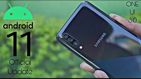 Samsung Galaxy A30s Android 11 ONE UI 3.0 Official Update