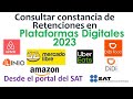 Consultar Constancia de Retenciones | SAT 2020 - 2021