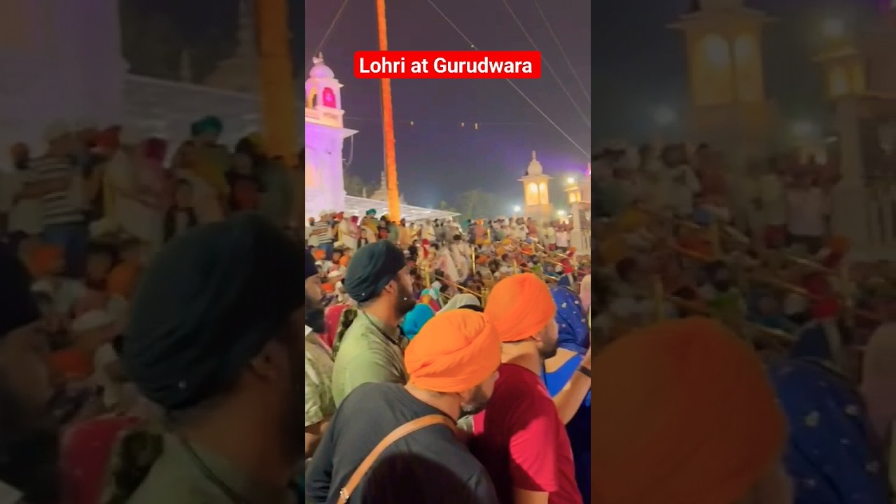 Gurudwara Lohri festival celebration happy Lohri 