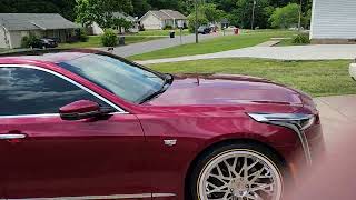 Cadillac ct6 premium luxury on 20 inch Vouges.
