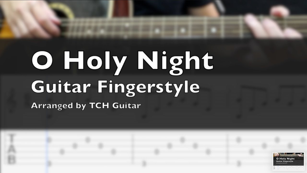 oh holy night guitar chords