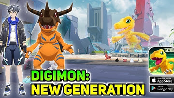 Digimon: New Generation - Official Launch Gameplay (Android/IOS)