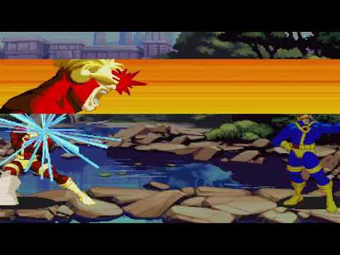 X-Men vs. Street Fighter - Magneto, Cyclops vs. Gambit, Cyclops