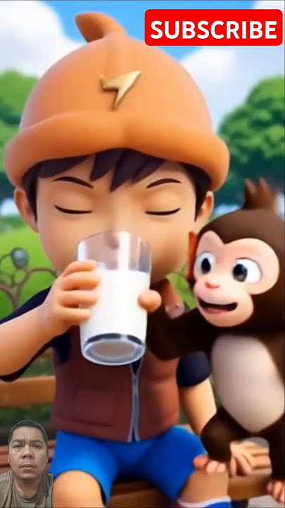 Susu BoBoiBoy diambil monyet ‼️ #shorts #boboiboy #funny