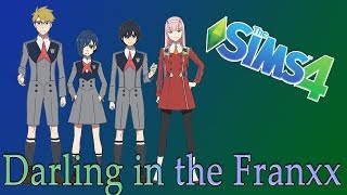 The SIMS 4 CAS Zero Two Hiro Ichigo Goro Darling in the Franxx