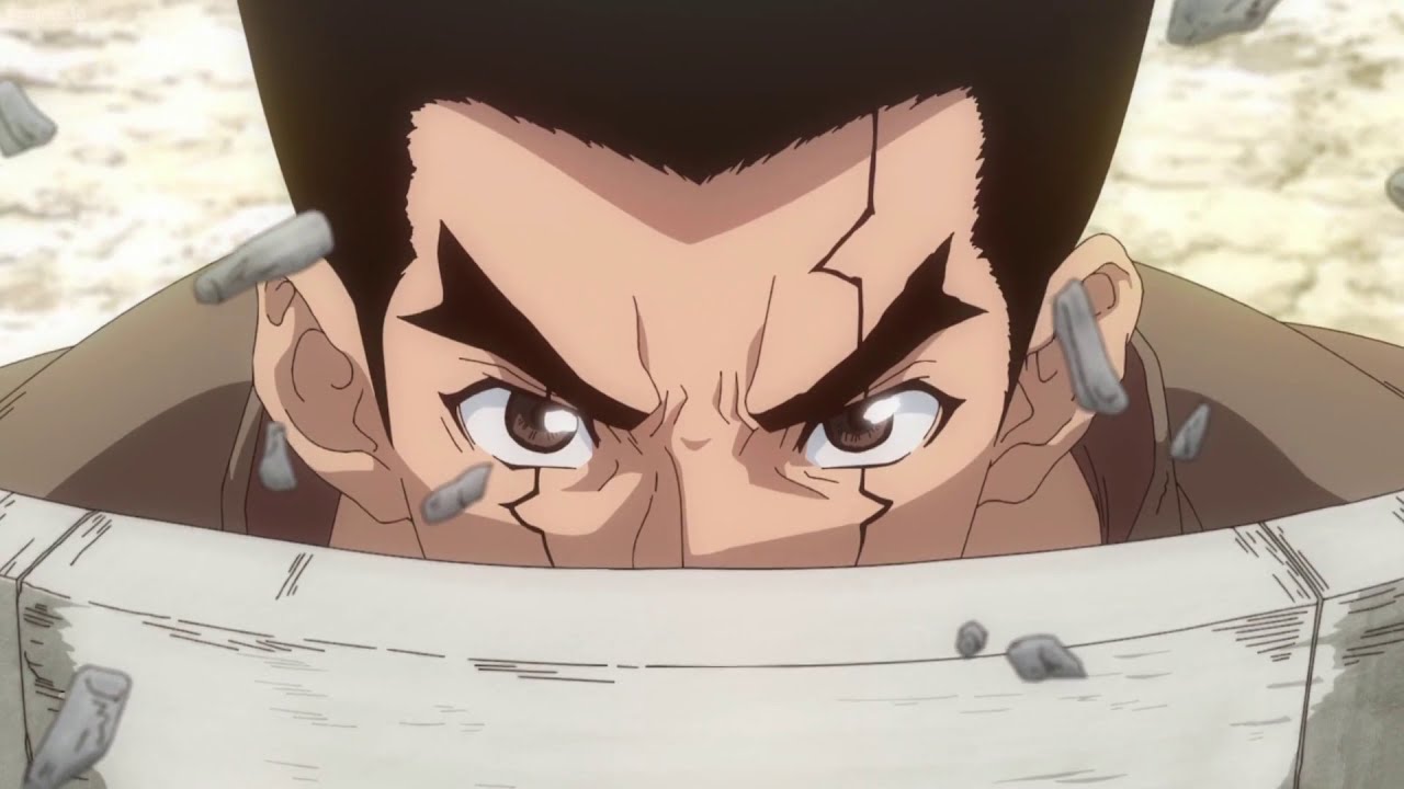 Dr. Stone: Stone Wars Taiju Protects Kohaku
