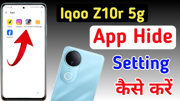 How to hide apps in Iqoo z10r 5g / Iqoo z10r 5g me app hide kaise kare /app hide setting in Iqoo