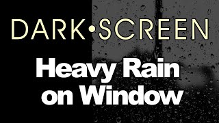 🌧️ Window to the Storm: 4K Rain &amp; Thunder for Tinnitus and Anxiety Relief 🌩️