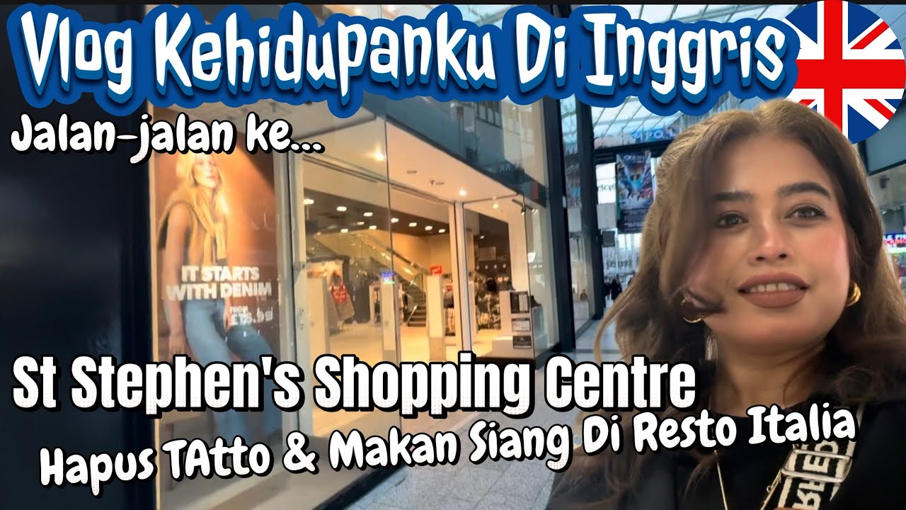 Hapus Tattoo & Makan Siang|St Stephen's Shopping Centre Hull City🇬🇧 