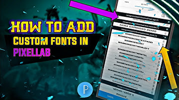 How To Add Custom Fonts in Pixellab App || Make Your Thumbnails Attractive #pixellab #customfonts
