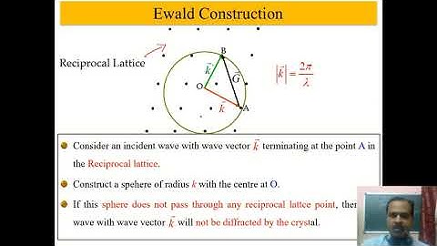 Introduction to Solid State Physics: Lecture-19 (Crystalline Solid-IX)
