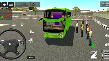 Indian Sleeper Bus Simulator | Public Transport Bus Driving Games - Bus Game Android Gameplay