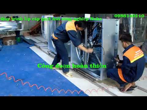 Video Quạt hút công nghiệp vuông Nako thông gió làm mát nhà... - youtube