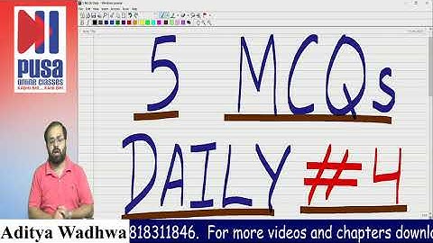 Accounts Class 12 | 5 MCQs Daily @ 8:30 PM | Day 4 by Aditya Wadhwa sir