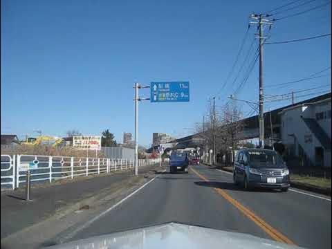 千葉県松戸市・県道180号線を走行・ピンクのクラウンに遭遇・テンション上がる(^^) YouTube