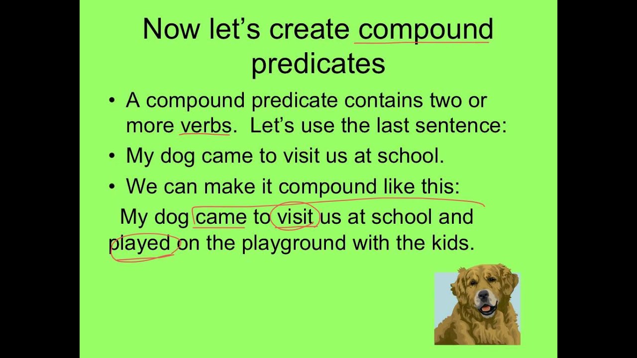 5 Compound Predicate Sentences