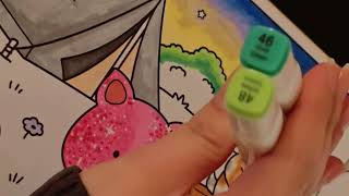 how to color / fine tip markers part 2 #viral #coloring #coloringpages #gardencorners #coloringbook