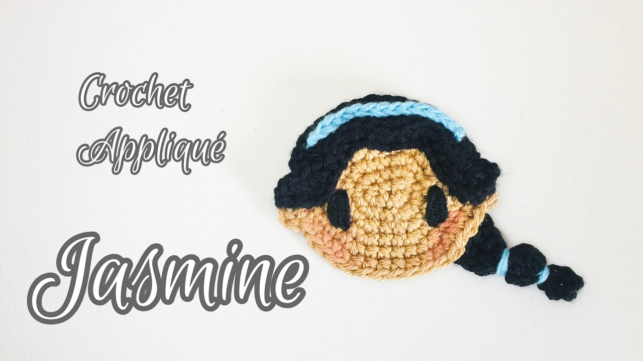 Jasmine | Crochet Disney Princess Appliqué