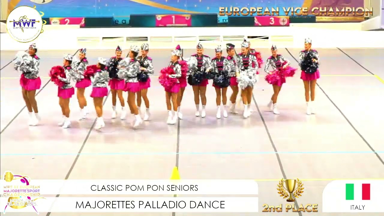 MWF/XX. EUROPEAN CHAMPIONSHIP OF MAJORETTE SPORT /MONZA-IT,03.-06.07.2025.