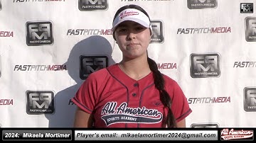 2024 Mikaela Mortimer Committed  University of Central Arkansas Lefty Slapper, Softball Skills Video