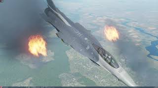DCS World: F-16 weapons training.