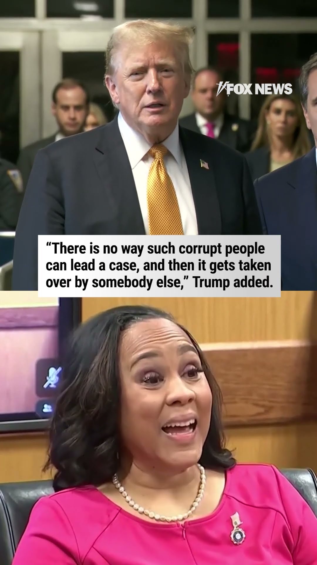 Trump cheers disqualification of 'corrupt' Fani Willis