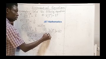 Exponential Equations Part 1