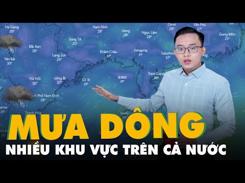 Video Dự báo thời tiết 10-9: Nhiều khu vực trên cả nước có... - youtube