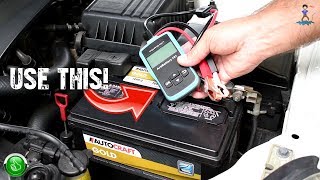 Low Cost Car Battery Starter Alternator Tester