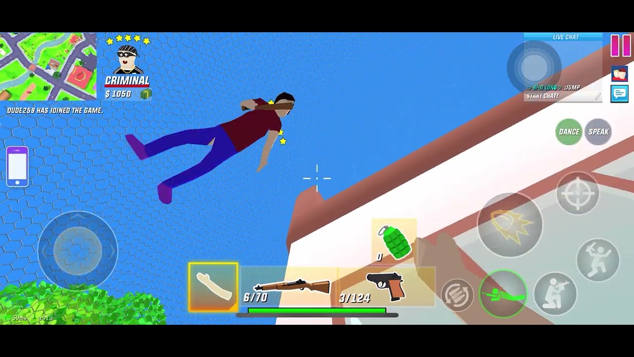 Dude theft wars multiplayer sandbox leo lên trời phần 2!!!!!!!