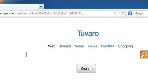 How to get rid of tuvaro search virus (Manual removal guide)