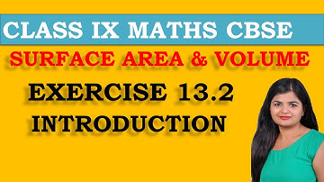 Ex 13.2 Intro Surface Area & Volume Class 9 Chapter 13  NCERT Maths @GANITSHALA