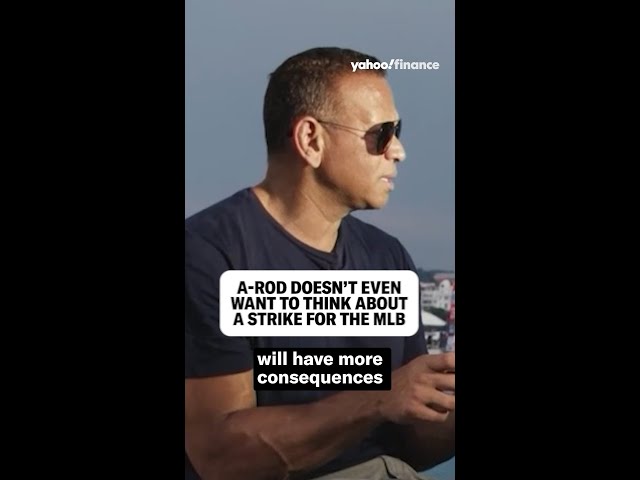 A-Rod doesn't even want to think about a strike for the MLB. ⚾️