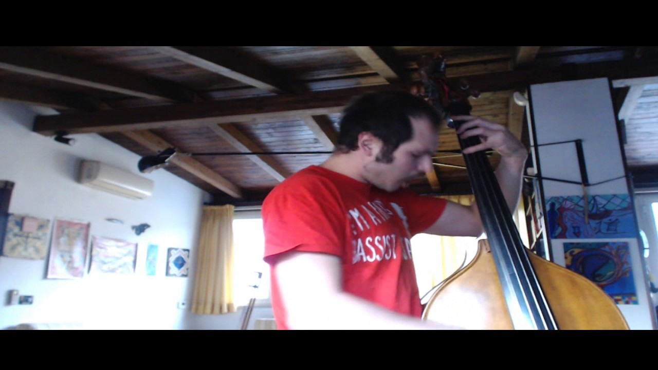Double bass blues loop YouTube