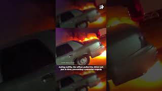 Heroic Texas Officer Saves Driver from Burning Car in Late-Night Crash
