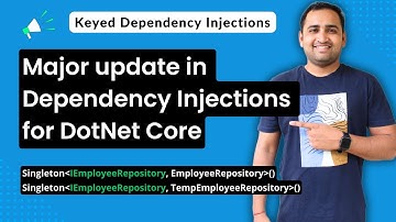 Keyed Dependency Injection (DI) in dotnet core 8.0 | Register and retrieve DI using Keys