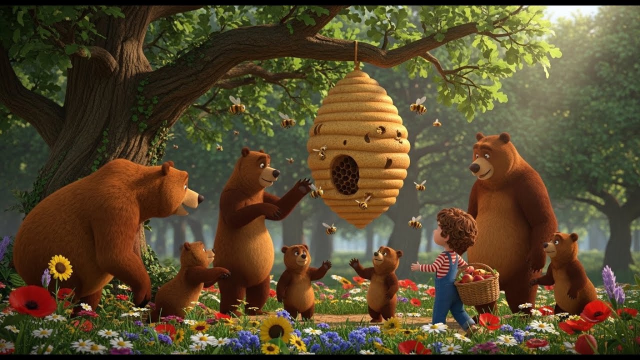 Ten Bears Eating Honey | Best Nursery Rhymes and Kids Songs Collection
