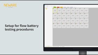 Setup for flow battery testing procedures