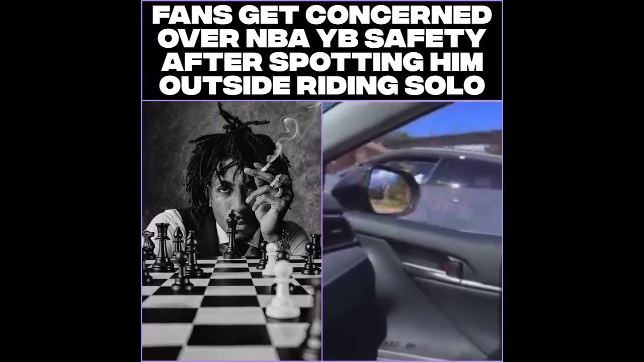 Fans Get Concerned Over NBA YoungBoy Safety after Spotting him Outside Riding Solo 😳