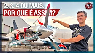 Por que HÉLICES de aviões são DIFERENTES umas das outras?