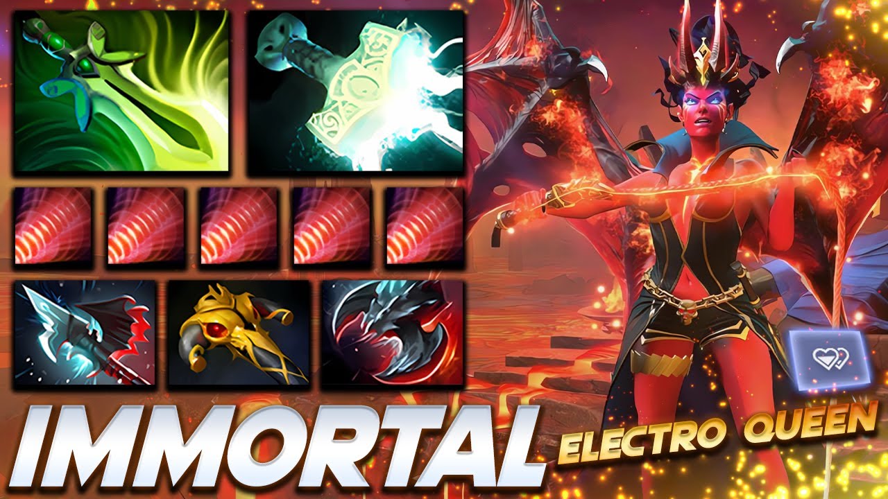 Queen of Pain Immortal Carry - Dota 2 Pro Gameplay [Watch & Learn]