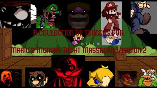 A Collection of Teasers For: Mario's Monday Night Massacre Version 2
