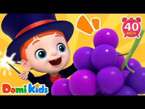 Giant Fruits 🍉 Let's Learn About the Fruit Family! | Size Concept Learning | Fruit Recognition | ...