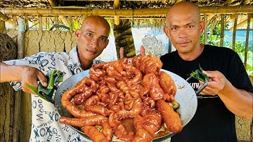 Lòng Bò Khìa Nước Dừa - Toàn Đen Sơn Dược Vlog