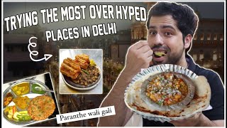 Trying The Most Hyped Food In Delhi Part-3 Paranthe Wali Gali Mayapuri Famous Chole Kulche Etc