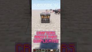 Here's the BASICS of HOW TO USE THE CRAFTER! | Redstone with PsiVolt #minecraft #redstone